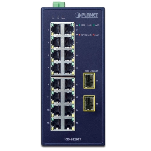 Schalter Planet IGS-1820TF 16x 1Gb 2x SFP