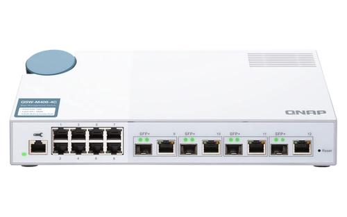 Schalter QNAP QSW-M408-4C 8x 1Gb 4x RJ-45/SFP+