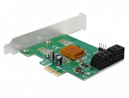 Delock 4xSATA Marvell 88SE9215 PCI Express Card Hot Swap Boot
