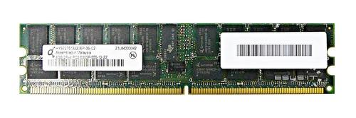 Arbeitspeicher 1x 4GB QIMONDA ECC REGISTERED DDR2  667MHz PC2-5300 RDIMM | HYS72T512220EP-3S