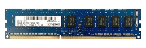 Arbeitspeicher 1x 4GB Kingston ECC UNBUFFERED DDR3  1333MHz PC3-10600 UDIMM | 9995525-012.A00G