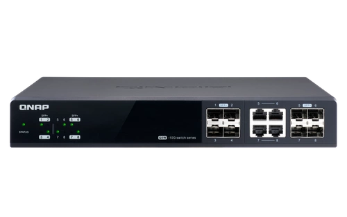 Schalter QNAP QSW-M804-4C 1x 1Gb 4x SFP+ 4x RJ-45/SFP+