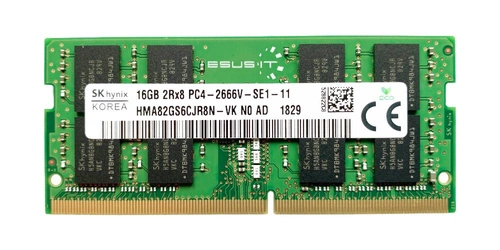 Arbeitspeicher 1x 16GB Hynix SO-DIMM DDR4 2666MHZ PC4-21300 | HMA82GS6CJR8N-VK