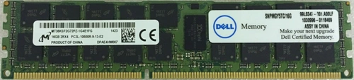 Arbeitsspeicher 1x 16GB DELL PowerEdge & Precision Workstation DDR3 1333MHz ECC REGISTERED DIMM | SNPMGY5TC/16G 