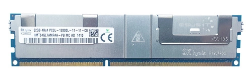 Arbeitspeicher 1x 32GB Hynix ECC LOAD REDUCED DDR3 1600MHz PC3-12800 LRDIMM | HMT84GL7AMR4A-PB