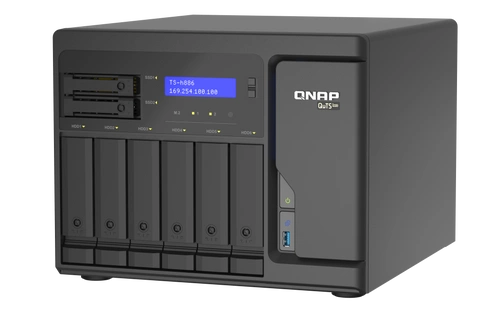 NAS-Server QNAP TS-h886-D1602-8G 8x SSD | HDD SATA 8GB RAM