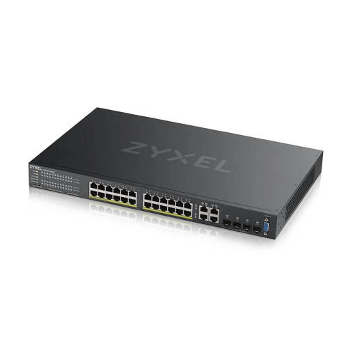 Schalter Zyxel GS2220-28HP-EU0101F 24x 1Gb 4x RJ-45/SFP combo ports 375W PoE+