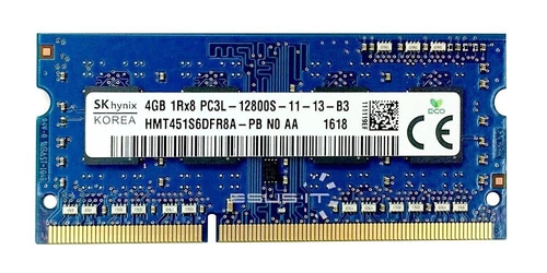 Arbeitspeicher 1x 2GB Hynix SO-DIMM DDR3 1600MHz PC3-12800 | HMT425S6AFR6A-PB
