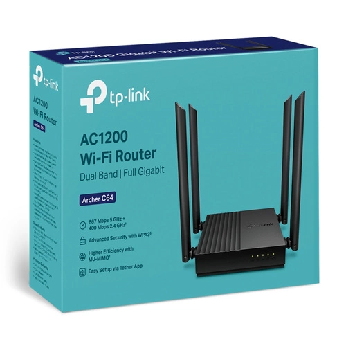 Router TP-LINK Archer C64 4x 1Gb 867 Mbps
