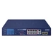Schalter Planet GSD-1222VHP 8x 1Gb 2x SFP 120 W PoE+