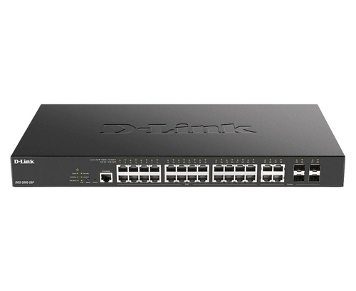Schalter D-Link DGS-2000-28P 24x 1Gb 4x RJ-45/SFP 193 W PoE+