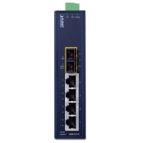 Schalter Planet ISW-511 4x 100Mb 1x 100Mbps SFP