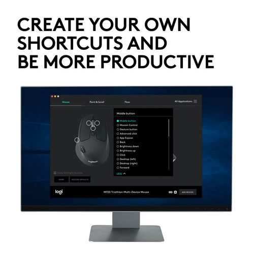 Drahtlos Maus Logitech M720 910-004791