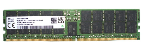 Arbeitspeicher 1x 96GB Hynix ECC REGISTERED DDR5 2Rx4 5600MHz PC5-44800 RDIMM | HMCGM4MEBRB236N