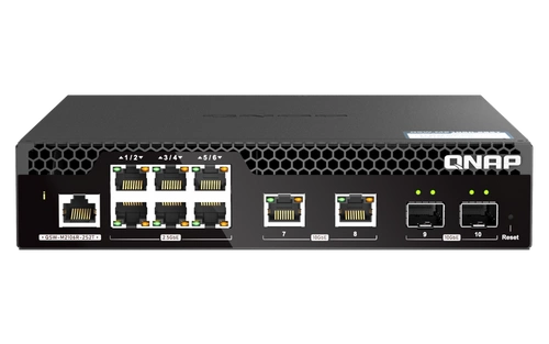 Schalter QNAP QSW-M2106R-2S2T 6x 2.5Gb | 2x 10Gb 2x SFP+
