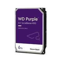 Festplatte Western Digital PURPLE 3.5'' HDD 6TB 5640RPM SATA 6Gb/s 128MB | WD62PURZ