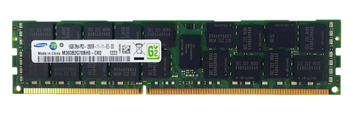 Arbeitspeicher 1x 16GB Samsung ECC REGISTERED DDR3 2Rx4 1600MHz PC3-12800 RDIMM | M393B2G70BH0-CK0