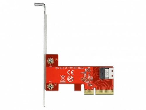 Delock Karte PCI Express x4  1x SFF-8654 4i NVMe | 90483