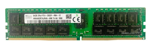 Arbeitspeicher 1x 64GB Hynix ECC REGISTERED DDR4 2Rx4 2933MHz PC4-23400 RDIMM | HMAA8GR7AJR4N-WM