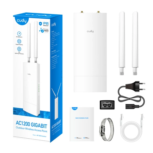 Zugangspunkt Cudy AP1300 OUTDOOR 2.4 GHz | 5 GHz 867 Mbps 802.11 a/b/g/n/ac